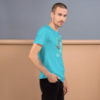 Image 68 of Burnt Orange Equinoxe T-Shirt, size L, with Ying and Yang artwork visible in right-side angle.