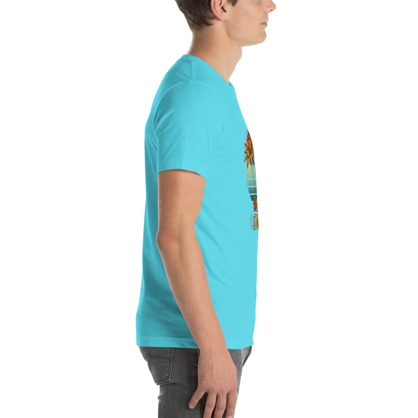 Solara T-Shirt product image 104 in selected colour, with right-side angle and design placement.