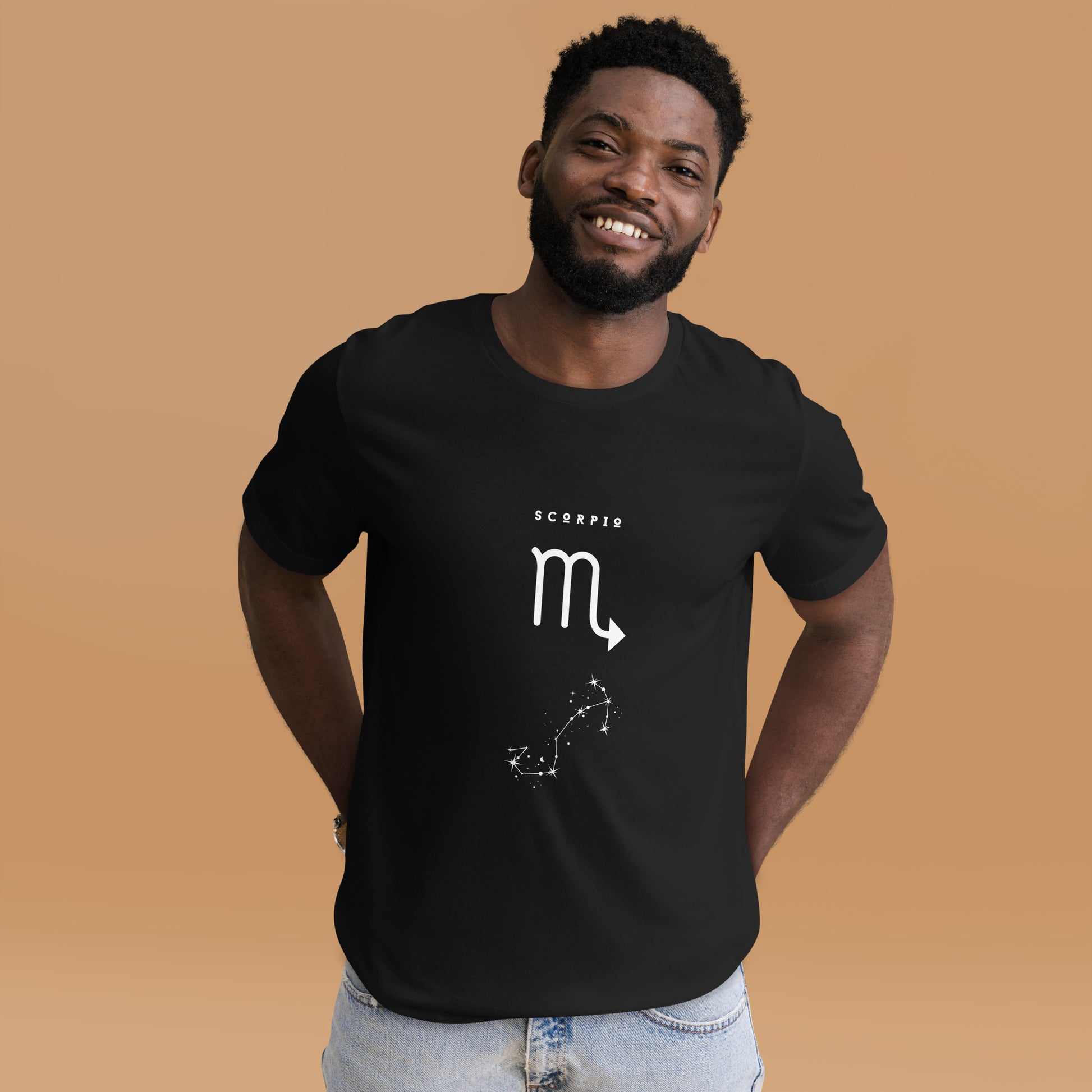 Sabletide T-Shirt by R.A. Apparel, image 6, front view, Black, size S, design placement.