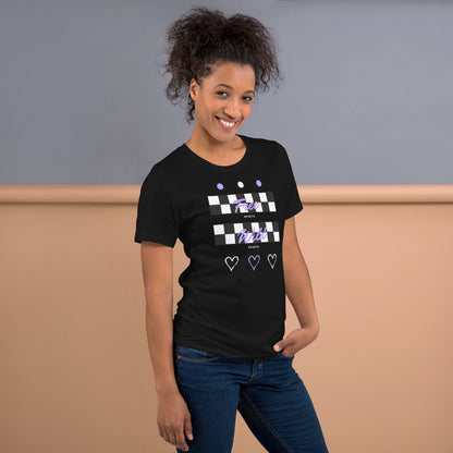 Freeborne T-Shirt - Left Placement image 32 in Heather Emerald, size M, showing right-side angle for the Free Spirits design.