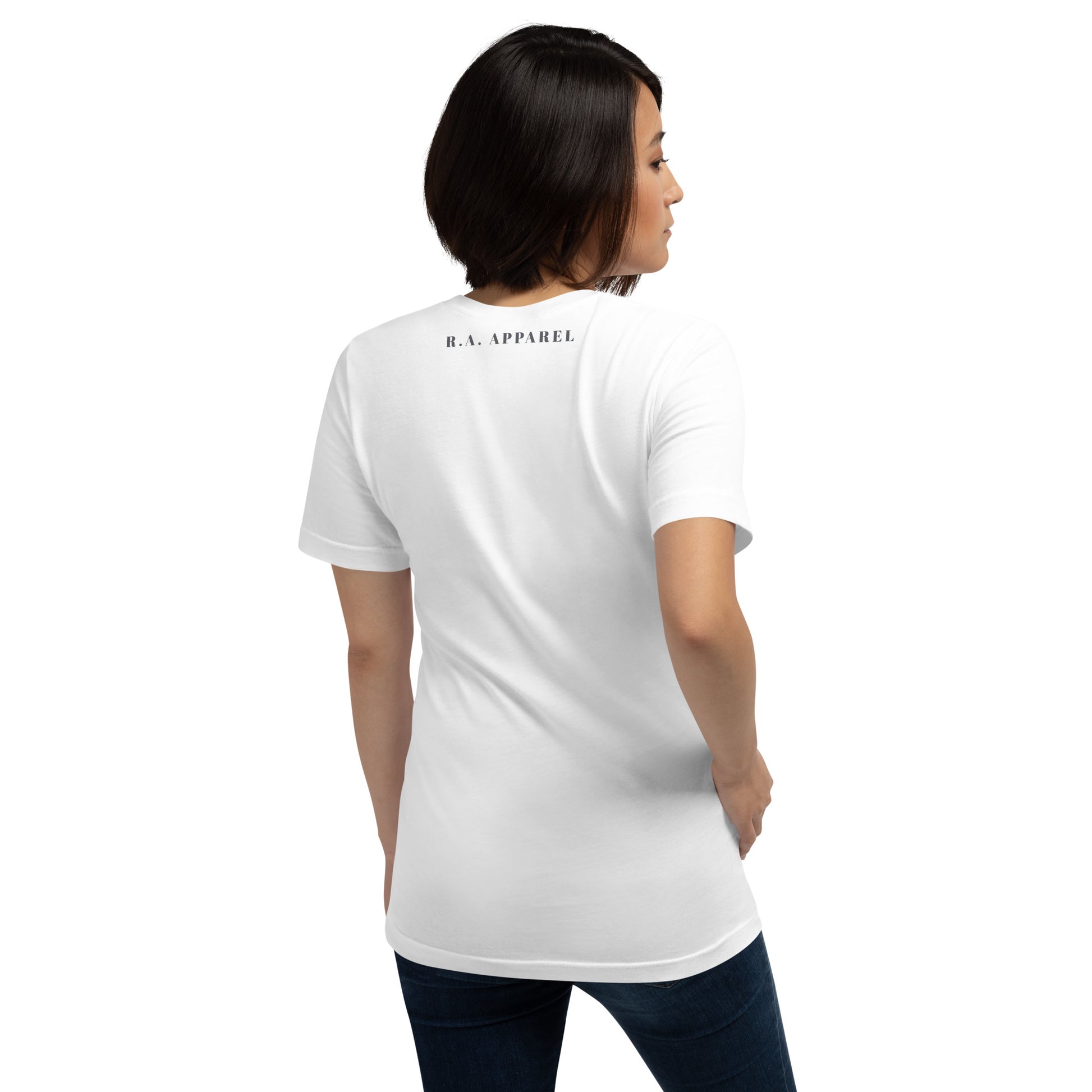 Twin Signal T-Shirt - Left Placement product image 126 in selected colour, with back view and left placement.