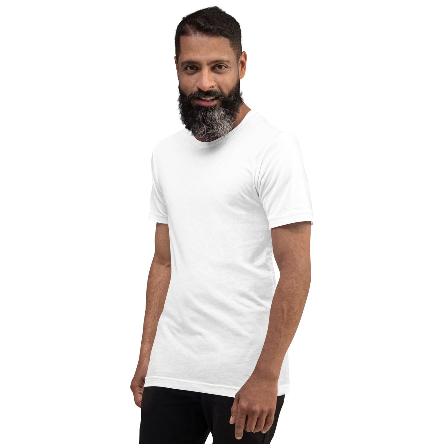 Marsborne T-Shirt - Left Placement image 87: Heather Ice Blue version, size S with front view, left-side angle of the Aries range.