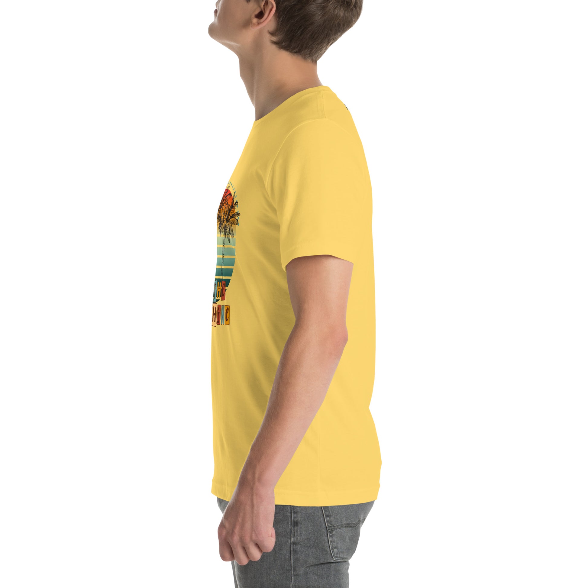 Solara T-Shirt product image 111 in selected colour, with left-side angle and design placement.