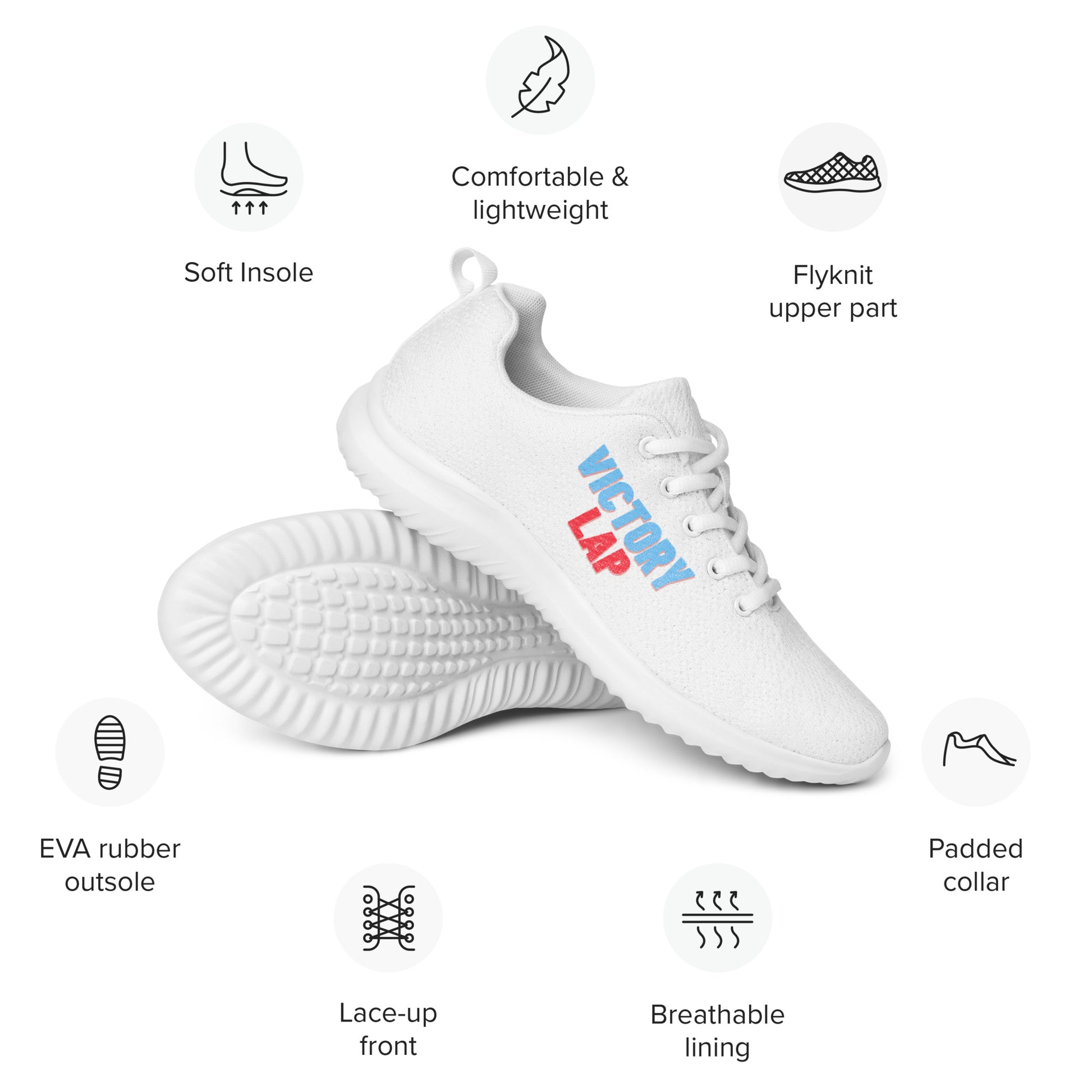 Lap of Honour Athletic Shoes - Left Placement image 2: 5.5 version with front view of the Victory Lap range.