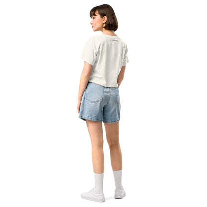 Avenor Crop Top image 25 in Orchid, size S, showing back view for the The View Awaits design.