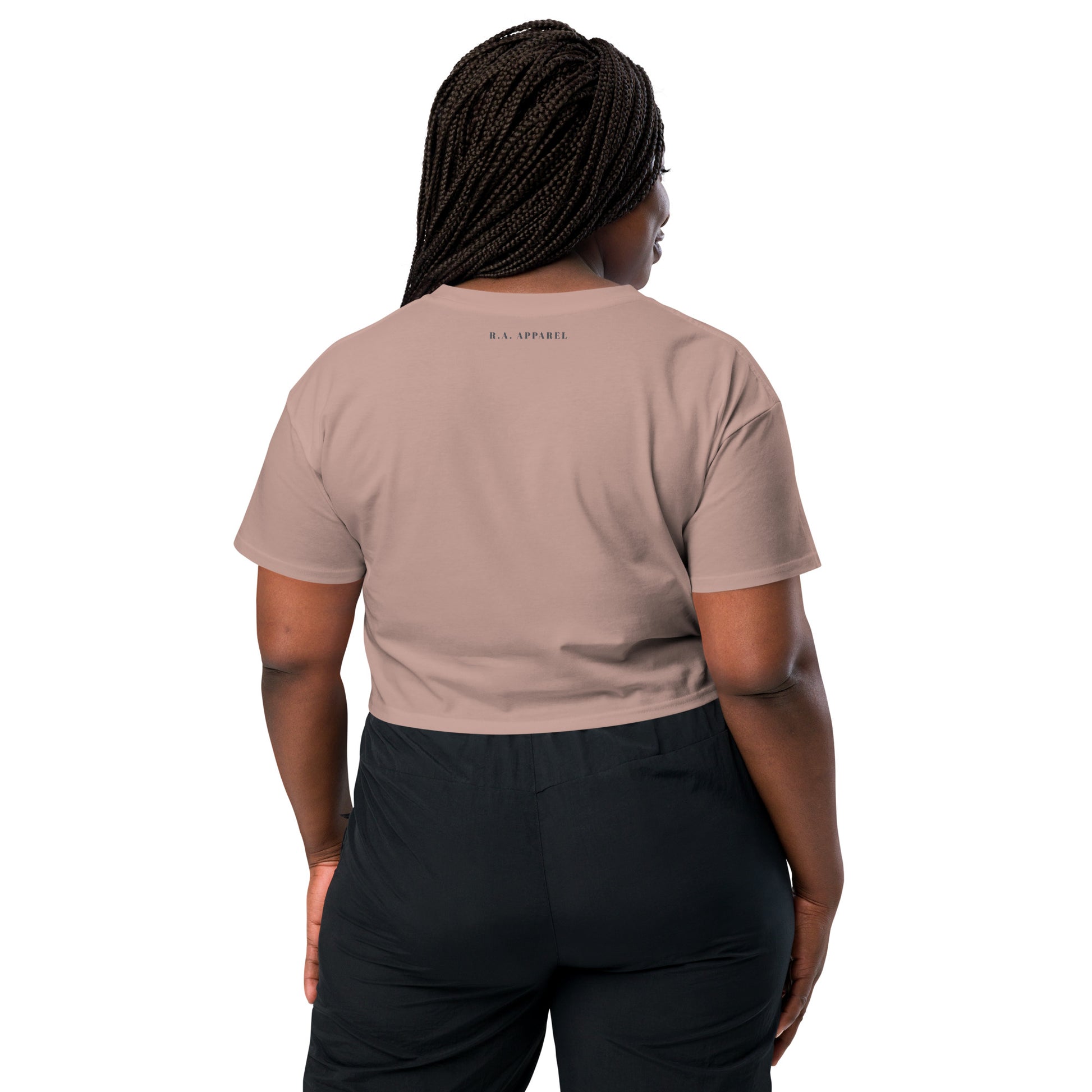 Little Haunts Crop Top - Left Placement product image 29 in Bone, size L, with back view and left placement.