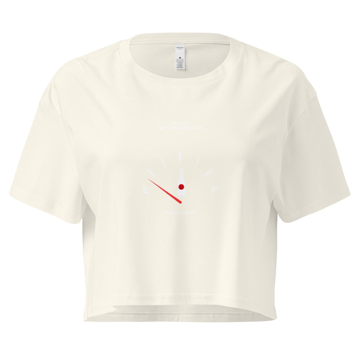 Social Static Crop Top - Left Placement product image 9 in Mineral, size L, with front view and left placement.