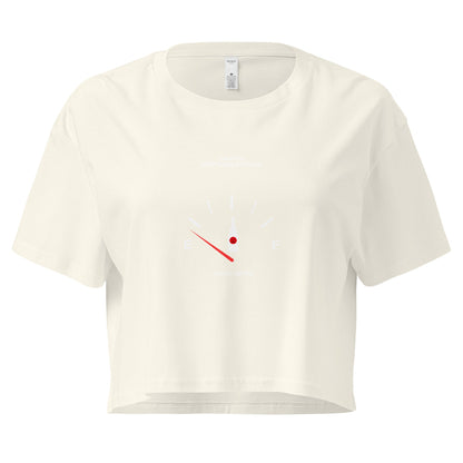Social Static Crop Top - Left Placement product image 9 in Mineral, size L, with front view and left placement.