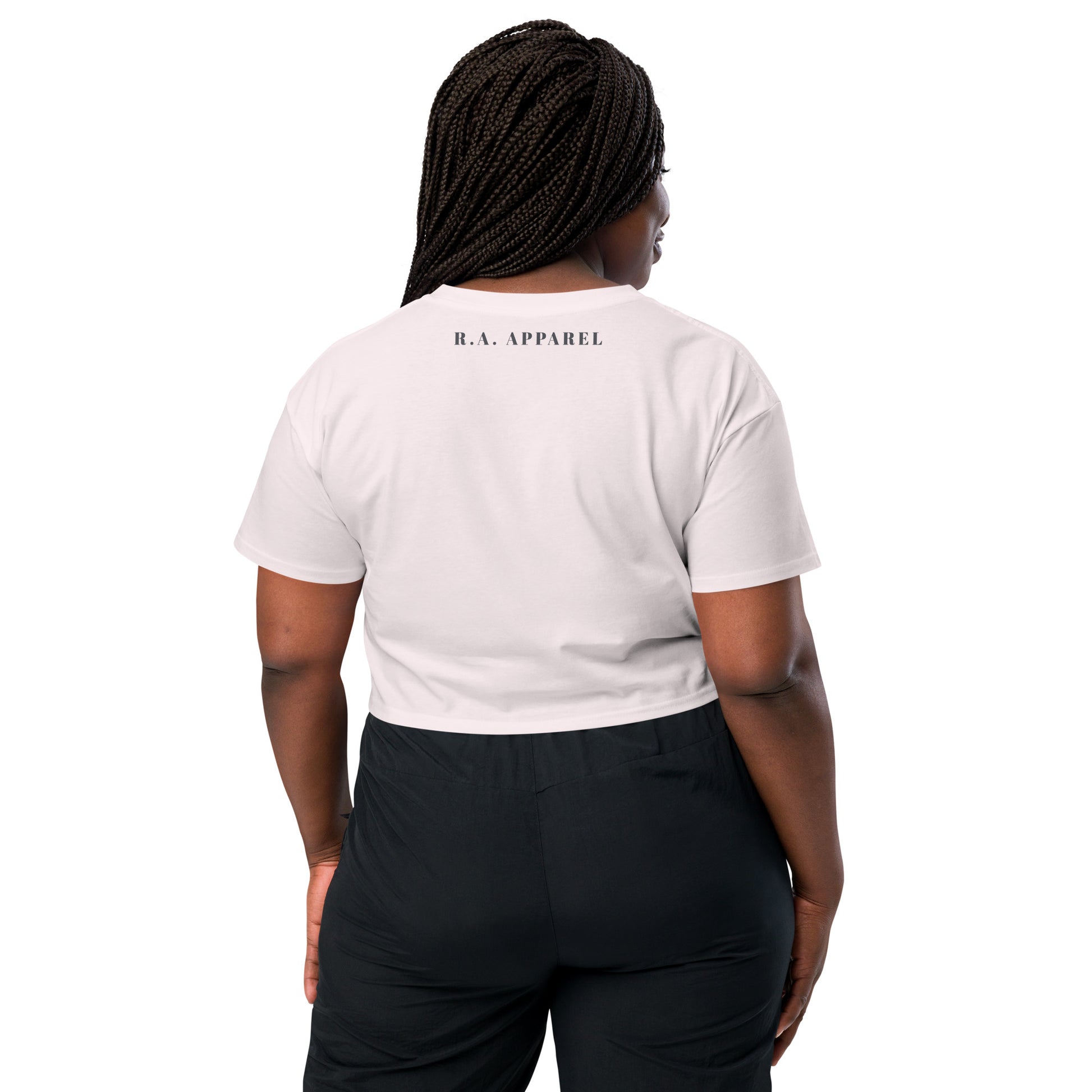 Moonhaven Crop Top - Left Placement image 34: Orchid version, size L with back view of the Cancer range.