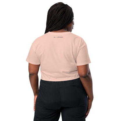 Mood Diary Crop Top - Left Placement image 34: Orchid version, size L with back view of the My Daily Moods range.