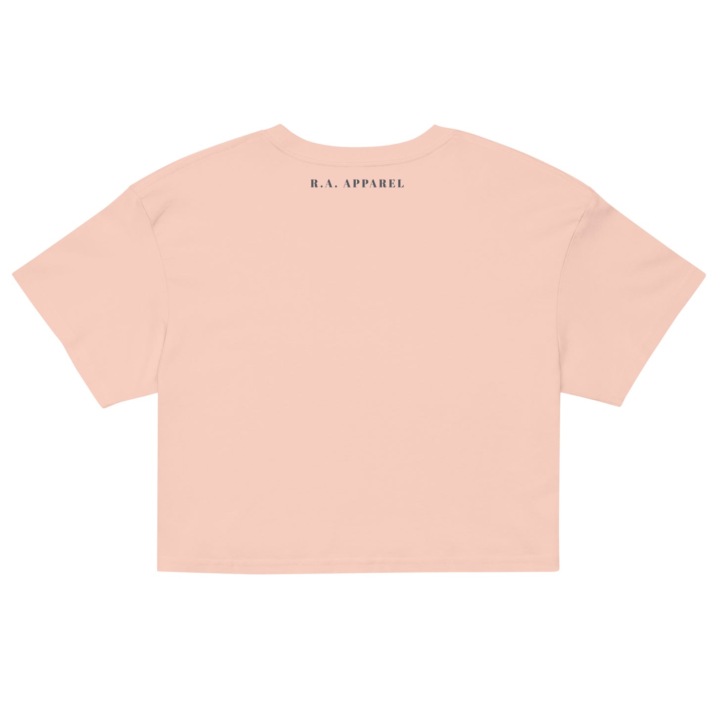 Festive Mood Crop Top - Left Placement image 12: Bubblegum version, size S with back view of the Xmas Mood range.