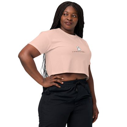 Boo Luxe Crop Top - Left Placement product image 27 in Orchid, size S, with front view, right-side angle and left placement.