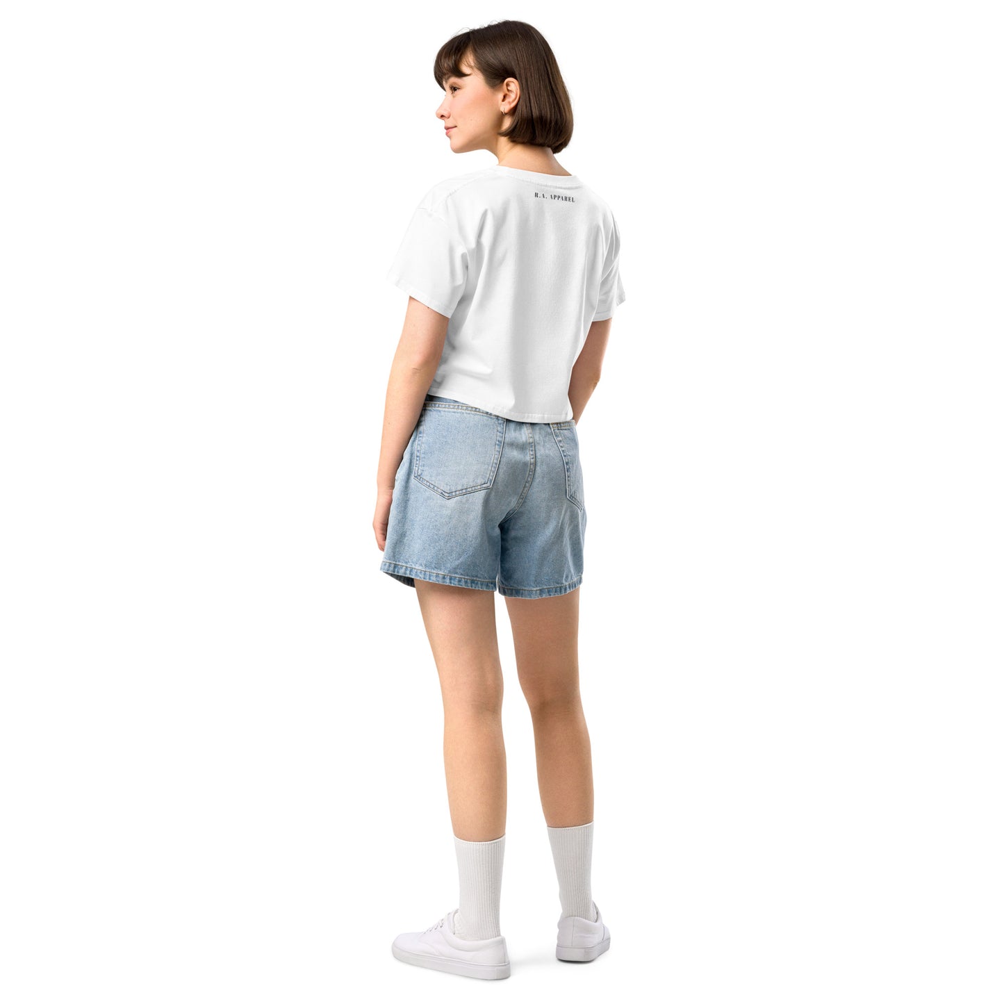 Equinoxe Crop Top image 28: Orchid version, size XL with back view of the Ying and Yang range.