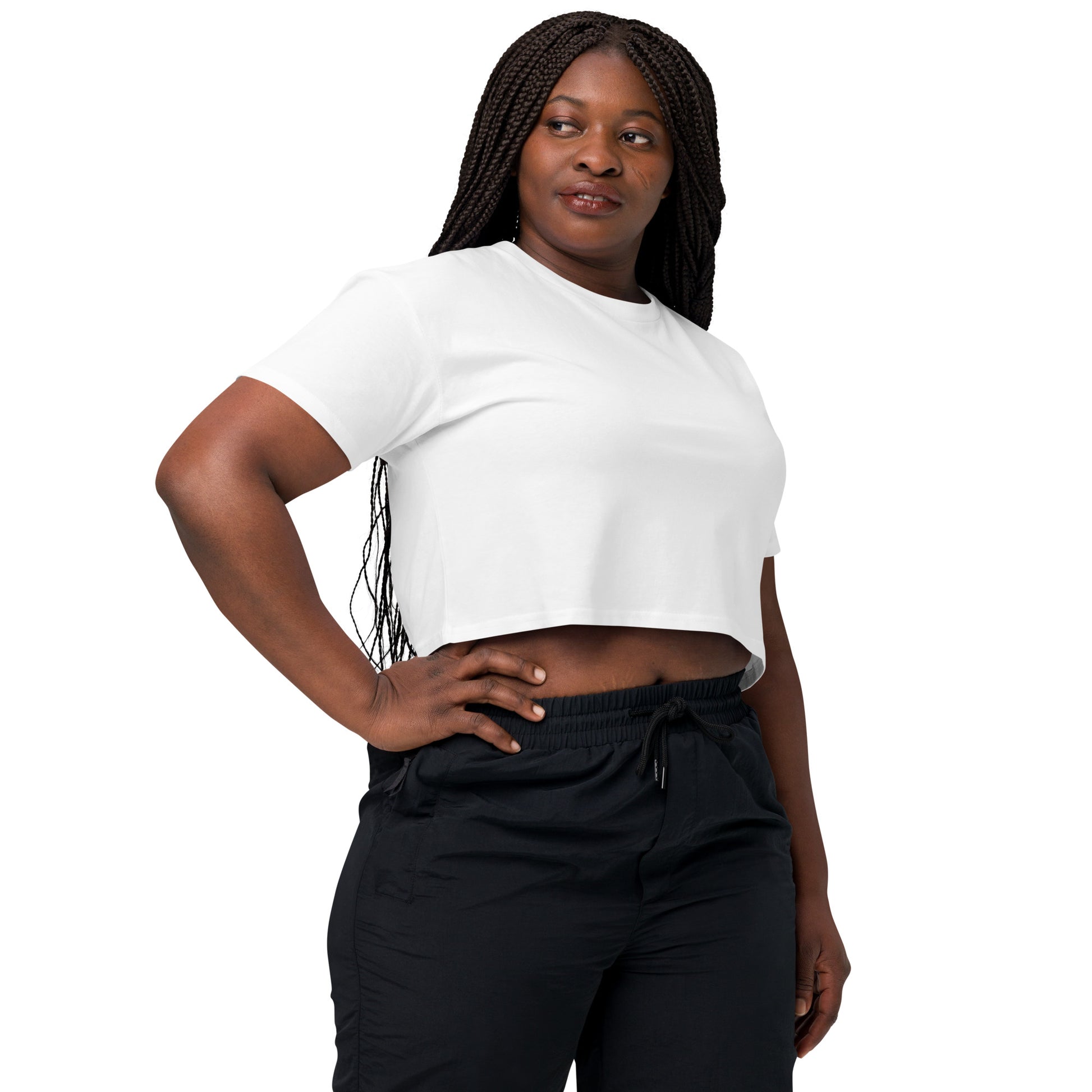 Sabletide Crop Top - Left Placement image 47: White version, size S with front view, right-side angle of the Scorpio range.