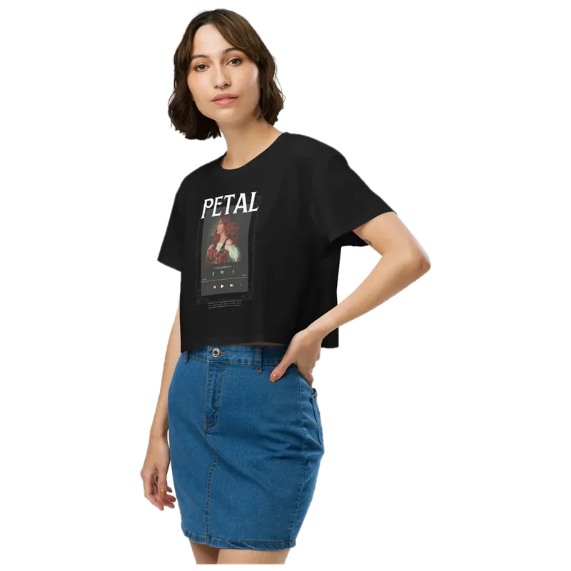 Petaline Crop Top — Edition III, catalogue photograph with the studio backdrop removed