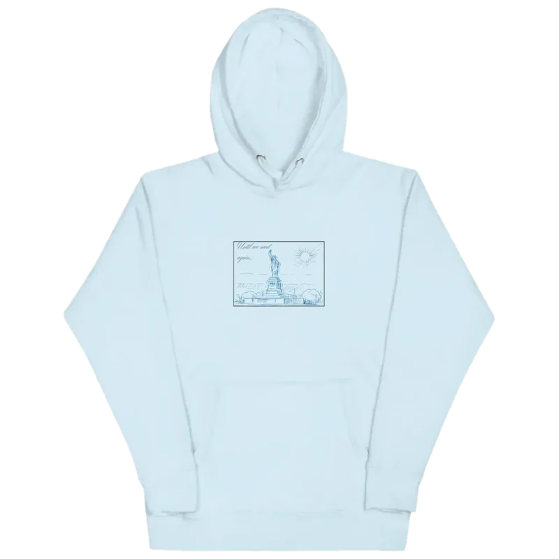 Farewell Bloom Hoodie — Edition I, catalogue photograph with the studio backdrop removed
