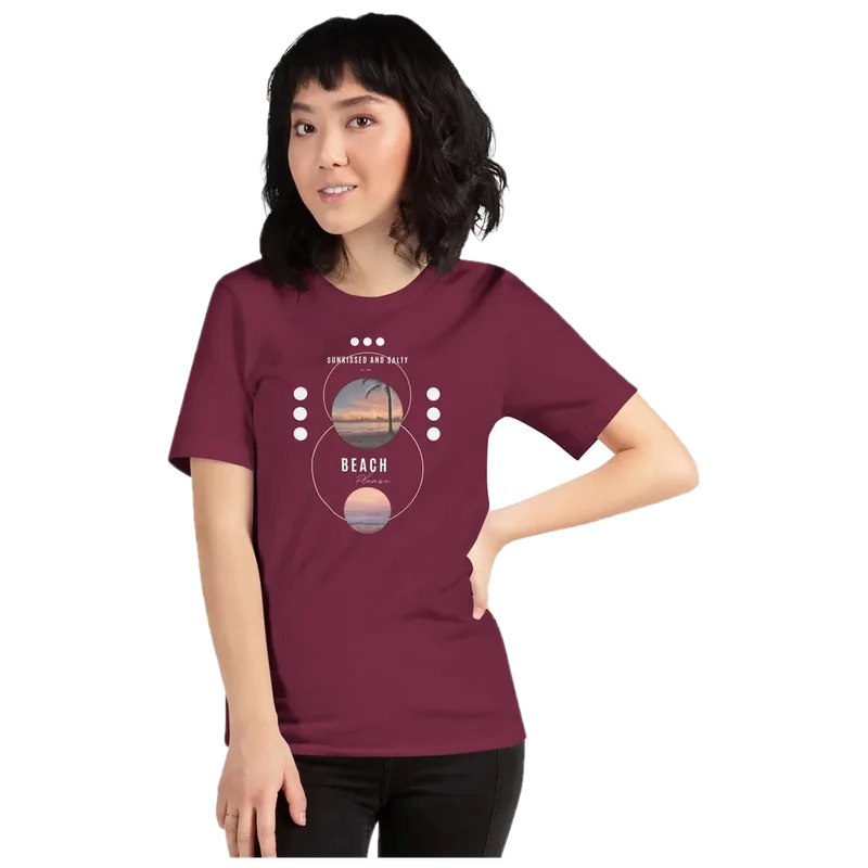 Coastline Attitude T-Shirt — Edition I, catalogue photograph with the studio backdrop removed