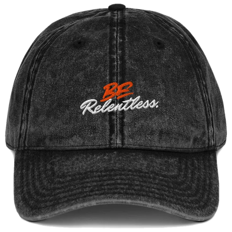 Relentless Cap, catalogue photograph with the studio backdrop removed