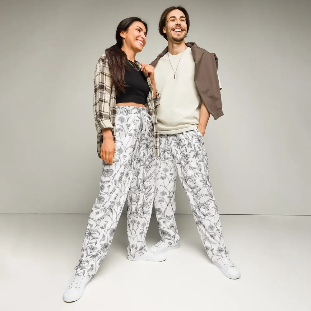 Florabed Wide Leg Joggers, product view